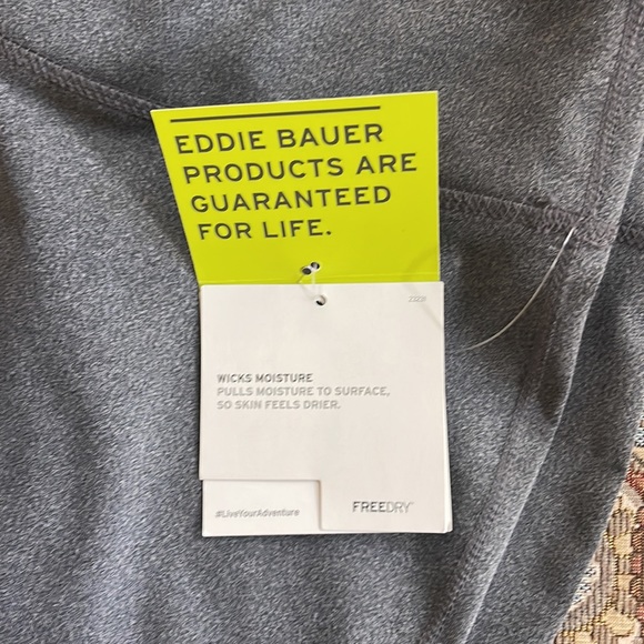 NEW Eddie Bauer Women's Astir High Rise Capri Leggings NWT Gray, MEDIUM - Picture 3 of 6